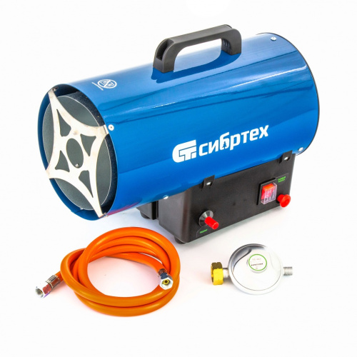 Газовая тепловая пушка СТГ-15, 15 кВт, 500 м3/ч, пропан-бутан Сибртех по ценам производителя в Краснодаре с доставкой по всей России