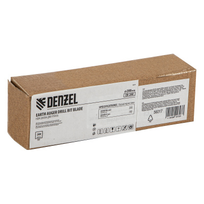 Нож шнека для грунта ER-200, диаметр 200 мм, комплект 2 шт Denzel по ценам производителя в Краснодаре с доставкой по всей России