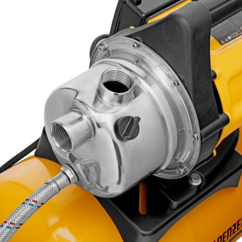 Насосная станция PS800X, 800 Вт, 3200 л/ч, ресивер 24 л, подъем 38 м, нержавейка Denzel по ценам производителя в Краснодаре с доставкой по всей России