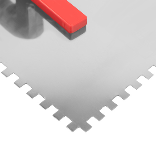 Гладилка стальная, 280 х 130 мм, зеркальная полировка, пластмассовая ручка, зуб 6 х 6 мм Matrix по ценам производителя в Краснодаре с доставкой по всей России