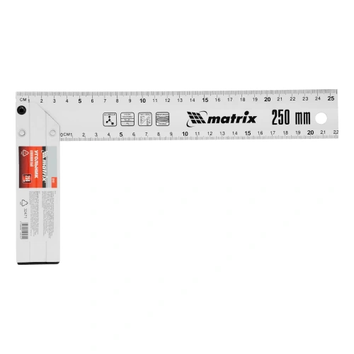 Угольник, 250 мм, алюминиевый, литой Matrix по ценам производителя в Краснодаре с доставкой по всей России