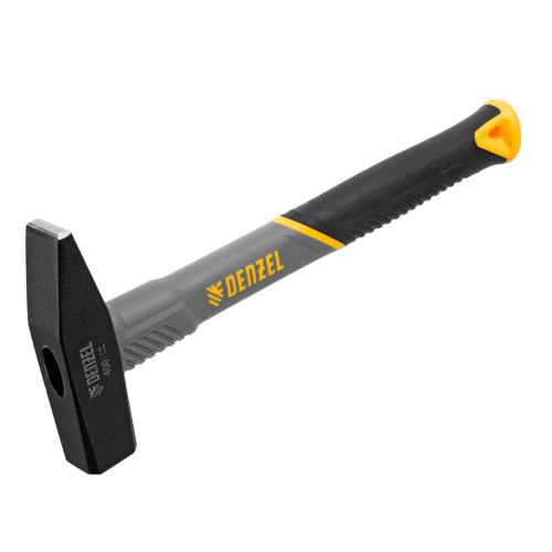 Молоток слесарный, 400 г, кованый, фибергласовая рукоятка c TPR покрытием Denzel по ценам производителя в Краснодаре с доставкой по всей России