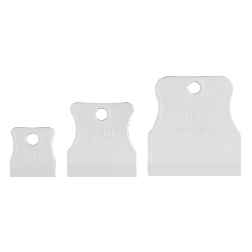 Набор шпателей 40-60-80 мм, белая резина, 3 шт. Sparta по ценам производителя в Краснодаре с доставкой по всей России