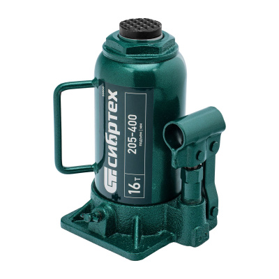 Домкрат гидравлический бутылочный, 16 т, 205-400 мм Сибртех купить в Москве с доставкой по всей России | ProtosMarket.ru