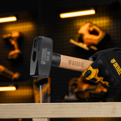 Кувалда, 1500 г, кованая головка, буковая рукоятка Denzel по ценам производителя в Краснодаре с доставкой по всей России
