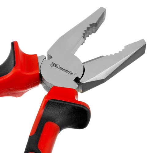 Плоскогубцы Nickel, 180 мм, никелированные, двухкомпонентные рукоятки Matrix по ценам производителя в Краснодаре с доставкой по всей России