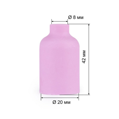 FoxWeld Сопло керам. 8,0мм № 5 газ.линза (701.0421/ТС0032, 42мм, пр-во FoxWeld/КНР) купить в Москве с доставкой по всей России | ProtosMarket.ru