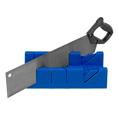 Стусло пластиковое, синее, 4 угла для запила, пила 450 мм Сибртех по ценам производителя в Краснодаре с доставкой по всей России