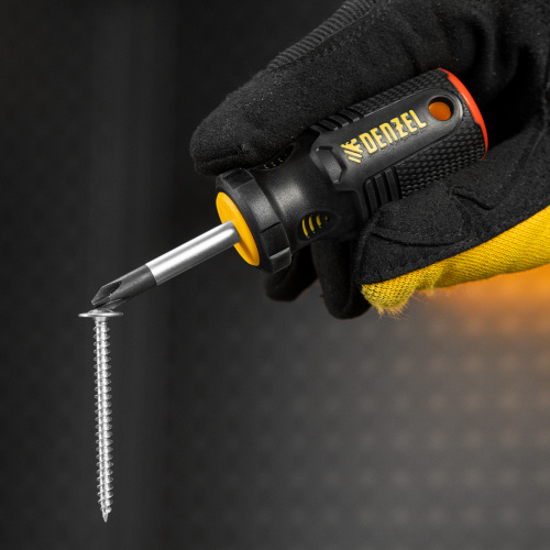 Отвертка, PH2х38 мм, S2, 3к рукоятка Denzel по ценам производителя в Краснодаре с доставкой по всей России