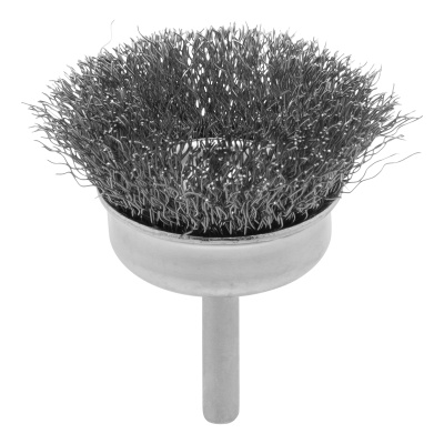 Щетка для дрели, 50 мм, "чашка" со шпилькой, витая проволока 0.3 мм Сибртех по ценам производителя в Краснодаре с доставкой по всей России