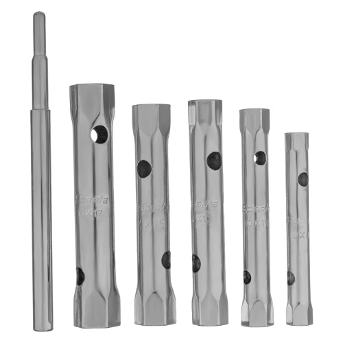 Набор ключей трубчатых торцевых, 8 х 17 мм, вороток, оцинкованные, 6 шт. Sparta по ценам производителя в Краснодаре с доставкой по всей России