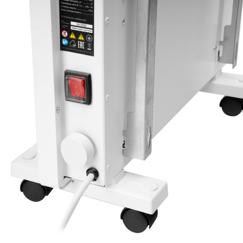 Конвектор электрический КМ-1000.1, 230 В, 1000 Вт, X-образный нагреватель, колеса, термостат MTX по ценам производителя в Краснодаре с доставкой по всей России