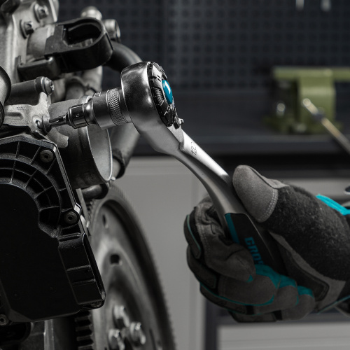 Набор торцевых головок, трещотка 120 зубьев, 1/2", CrV, 36 предметов Gross по ценам производителя в Краснодаре с доставкой по всей России