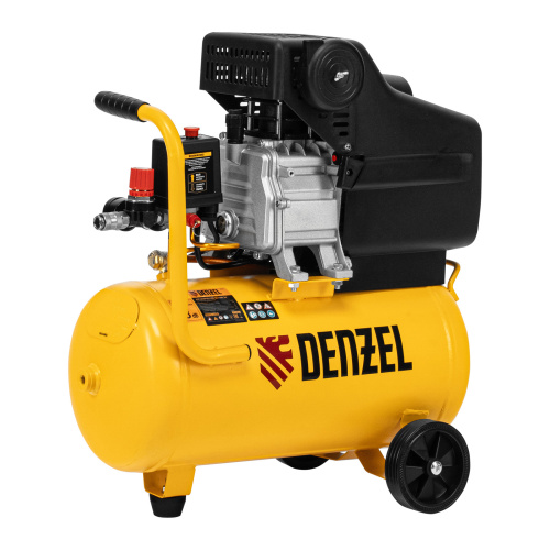 Компрессор воздушный DC1500/24, прямой привод, 1.5 кВт, 24 литра, 220 л/мин Denzel по ценам производителя в Краснодаре с доставкой по всей России