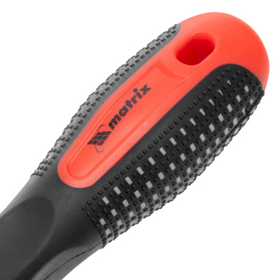 Отвертка Fusion, SL6 х 100 мм, CrV, трехкомпонентная рукоятка "Anti slip" Matrix по ценам производителя в Краснодаре с доставкой по всей России