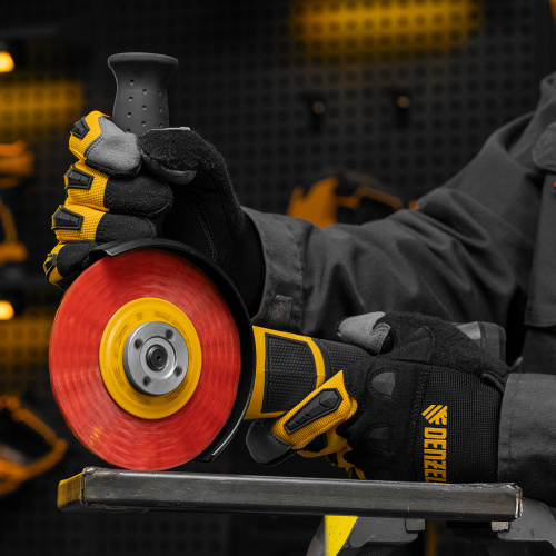 Щетка для УШМ, 125 мм, Плоская, нейлоновая щетина, посадка 22,2 мм Denzel по ценам производителя в Краснодаре с доставкой по всей России