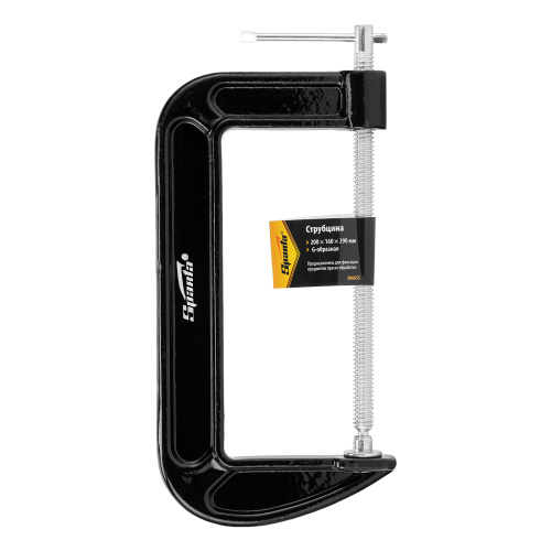 Струбцина G-образная, 200 мм Sparta по ценам производителя в Краснодаре с доставкой по всей России
