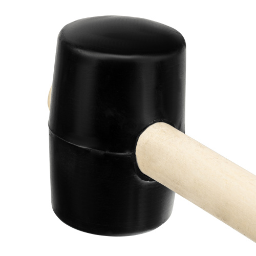 Киянка резиновая, 450 г, черная резина, деревянная рукоятка Sparta по ценам производителя в Краснодаре с доставкой по всей России