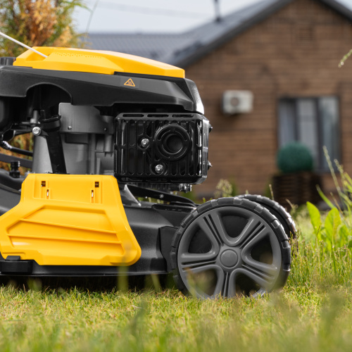 Газонокосилка бензиновая GLD-460SP, 146 куб.см, ширина 46 см, привод 7 уровней, травосборник 50 л Denzel по ценам производителя в Краснодаре с доставкой по всей России