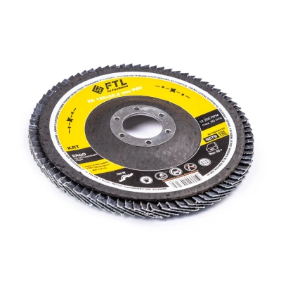 Круг лепестковый для шлифования по нержавеющей стали FTL Ergo цирконий 29 125 х 22,2 мм P60 купить в Москве с доставкой по всей России | ProtosMarket.ru