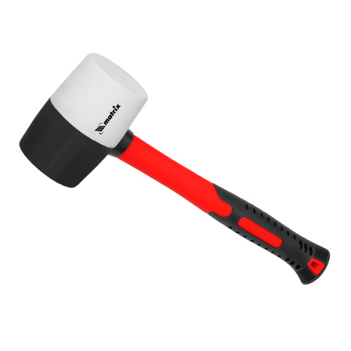Киянка резиновая, 450 г, черно-белая резина, фибергласовая рукоятка Matrix по ценам производителя в Краснодаре с доставкой по всей России