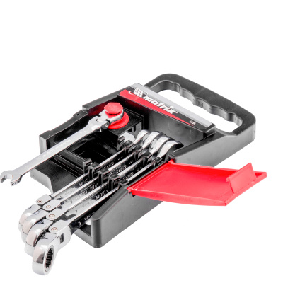 Набор ключей комбинированных, трещоточных шарнирных 5 шт. Matrix по ценам производителя в Краснодаре с доставкой по всей России