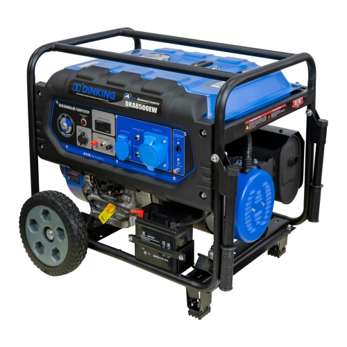 Генератор бензиновый Dinking DKA8500EW (8,5кВт, электростартер, 17лс, колёса, АВР) по ценам производителя в Краснодаре с доставкой по всей России