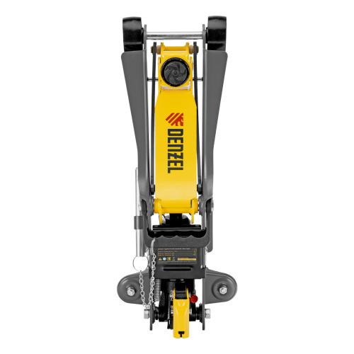 Домкрат гидравлический подкатной с фиксатором, 2,5 т,  85-385 мм, в пласт. кейсе Denzel по ценам производителя в Краснодаре с доставкой по всей России