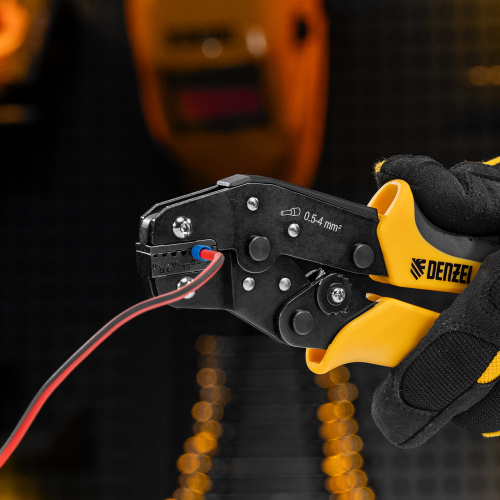 Клещи для обжима наконечников штыревых НШВ, НШВИ, НШВИ-2, 0,5-4 мм2 Denzel по ценам производителя в Краснодаре с доставкой по всей России