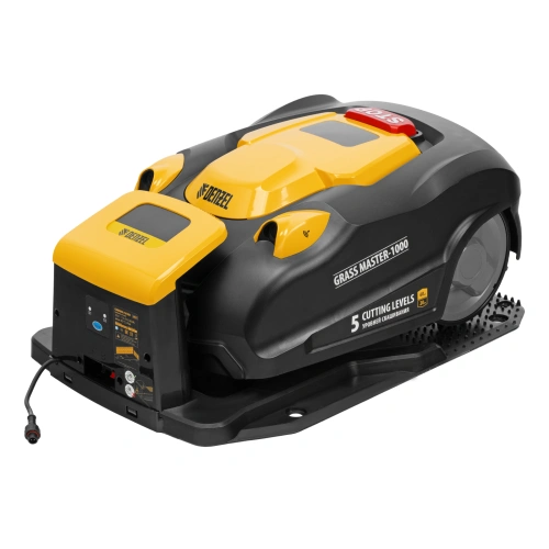 Робот-газонокосилка Grass Master 1000  1000м², 3Ач, 28V, LCD дисплей, Wi-Fi Denzel по ценам производителя в Краснодаре с доставкой по всей России