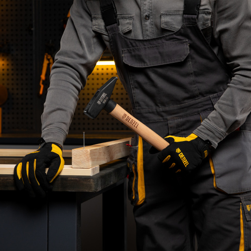 Молоток слесарный, 800 г, кованый квадратный боек, буковая рукоятка Denzel по ценам производителя в Краснодаре с доставкой по всей России