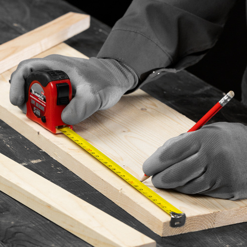 Рулетка Double fixation,5 м х 19 мм,обрезиненный корпус,двойная плавная фиксация Matrix по ценам производителя в Краснодаре с доставкой по всей России