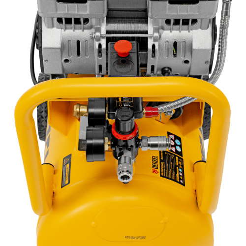 Компрессор безмасляный, малошумный DLS 1500/50, 1500 ВТ, 2x750, 50 л, 260 л/мин Denzel по ценам производителя в Краснодаре с доставкой по всей России