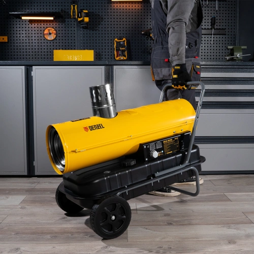 Дизельная тепловая пушка NHG-20i, 20 кВт, 600 м3/ч, непрямой нагрев, цифровой термостат Denzel по ценам производителя в Краснодаре с доставкой по всей России