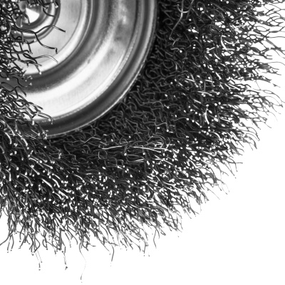 Щетка для дрели, 75 мм, Чашка, со шпилькой, нержавеющая витая проволока Denzel по ценам производителя в Краснодаре с доставкой по всей России