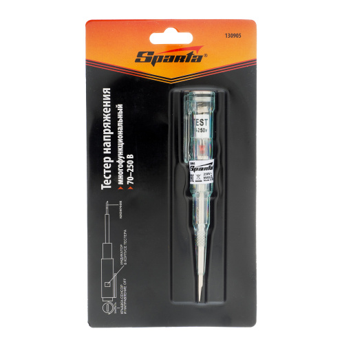 Тестер напряжения 70-250 В  многофункциональный Sparta по ценам производителя в Краснодаре с доставкой по всей России