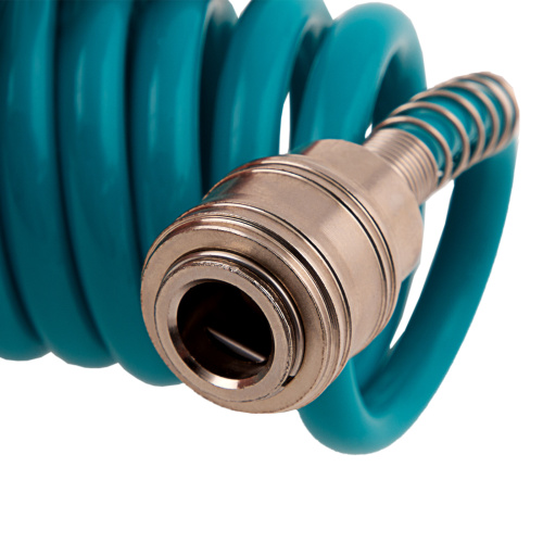 Полиуретановый спиральный шланг профессиональный BASF, 10 м, с быстросъемными соединениями Stels по ценам производителя в Краснодаре с доставкой по всей России