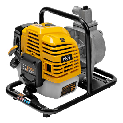 Мотопомпа бензиновая для чистой воды PX-25, 52 см3, 1", 170 л/мин, глуб 8 м, напор 30 м Denzel по ценам производителя в Краснодаре с доставкой по всей России