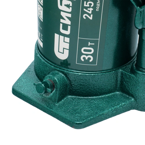 Домкрат гидравлический бутылочный, 30 т, 245-385 мм Сибртех по ценам производителя в Краснодаре с доставкой по всей России