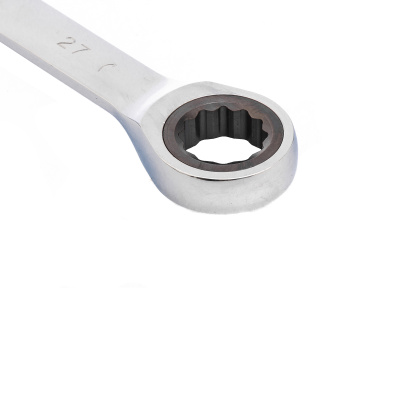 Ключ комбинированный трещоточный, 27 мм, CrV, зеркальный хром Matrix по ценам производителя в Краснодаре с доставкой по всей России