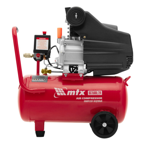 Компрессор воздушный DC1500L/24, 1,5 кВт, 24 л, 210 л/мин MTX по ценам производителя в Краснодаре с доставкой по всей России