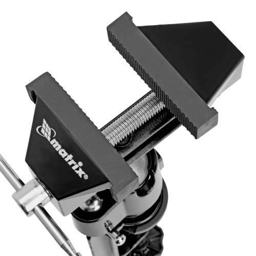 Тиски настольные, многофункциональные, сменная насадка, хомут для дрели, шарнирный механизм, 70 мм Matrix по ценам производителя в Краснодаре с доставкой по всей России