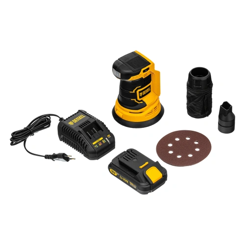 Машина шлифовальная эксцентриковая аккумуляторная COS-125, 18В Li-Ion Denzel по ценам производителя в Краснодаре с доставкой по всей России