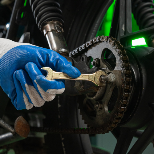 Набор ключей рожковых 6-17 мм, 6 шт, желтый цинк Сибртех по ценам производителя в Краснодаре с доставкой по всей России