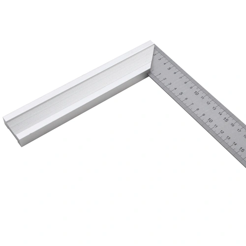 Угольник стальной 400 мм, нержавеющая сталь, градуировка, алюминиевое основание Denzel по ценам производителя в Краснодаре с доставкой по всей России