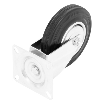 Колесо поворотное D 160 мм, крепление  платформенное Сибртех по ценам производителя в Краснодаре с доставкой по всей России