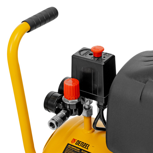 Компрессор воздушный DLC1300/24 безмасляный 1.3 кВт, 24 литра, 206 л/мин Denzel по ценам производителя в Краснодаре с доставкой по всей России