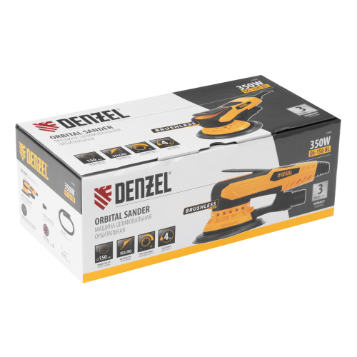 Машина шлифовальная орбитальная бесщет OS-150-BL, 350 Вт, 4000-10000 об/мин Denzel по ценам производителя в Краснодаре с доставкой по всей России