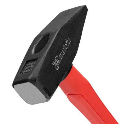 Молоток слесарный optimal, 1000 г, фибергласовая обрезиненная рукоятка, квадратный боек Matrix по ценам производителя в Краснодаре с доставкой по всей России