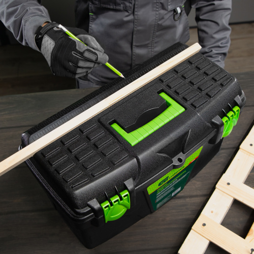 Ящик для инструмента, 530 х 275 х 290 мм, 21", пластик Сибртех по ценам производителя в Краснодаре с доставкой по всей России